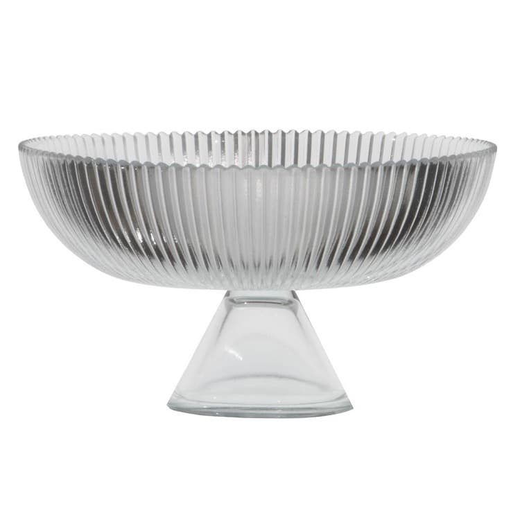 Блюдо для фруктов на ножке ARDACAM Aria ARD 1874F(2541).1 d 20,5 см h 13,5 см (стекло, прозрачное)