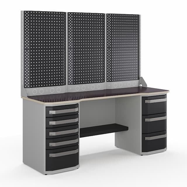 Верстак слесарный двухтумбовый Kobor Expert MW.2.41.6/P2-150/70