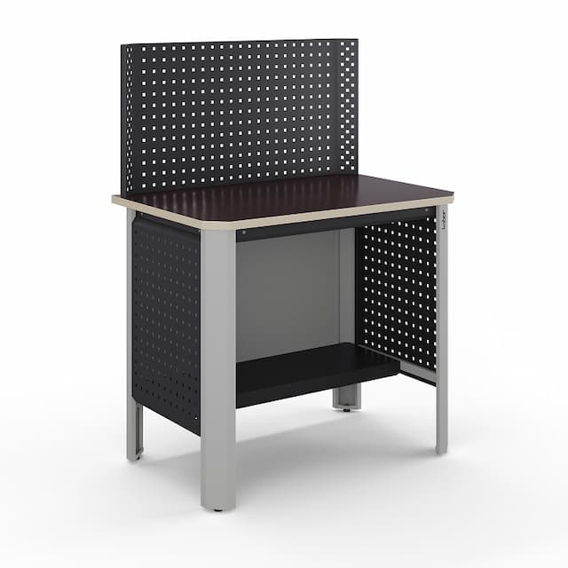 Верстак слесарный безтумбовый с одинарным экраном Kobor Expert MW/P1-100/70