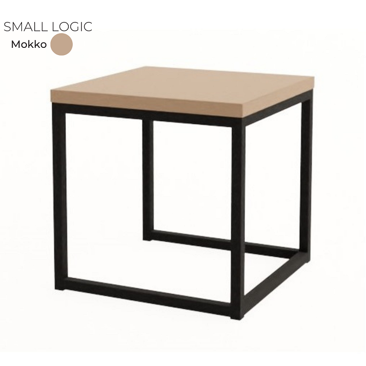 Стол журнальный квадратный маленький Алсав SMALL LOGIC 21S-LOGIC.001 Mokko
