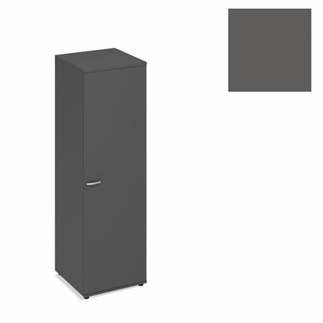 Шкаф для одежды глубокий узкий Юнитекс А4 (60x59x193) А4 9312 АР антрацит премиум