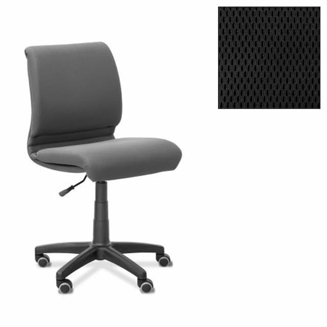 Офисное кресло для персонала Юнитекс Квадро 2 ткань TW черная