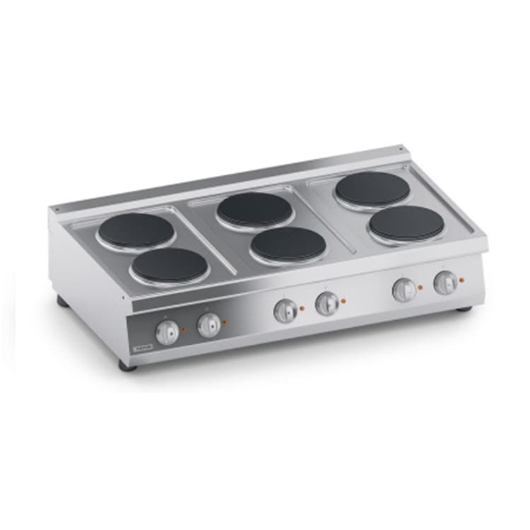 Плита VEROTERM VT7CUE15TT 6 конфорочная 700 серии настольная