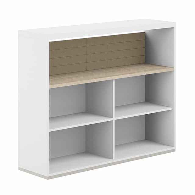 Стеллаж-комбо 1438 односторонний Norden Allegro AG.252.201.652.BG с топом и экраном тканевым низким