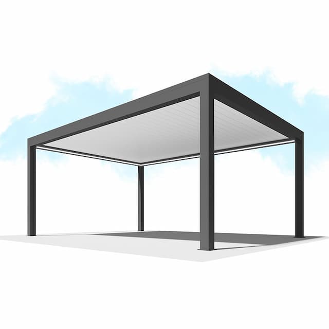 Пергола Сити-Форм Pergola В500-25П Bioclimatic с поворотными ламелями ЛАМЕЛЬ 250 X 53 (5,5х4,5) 1 модуль