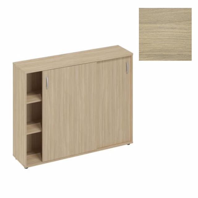 Шкаф-купе средний (для 2-х столов 70) Юнитекс А4 (144.4x36.4x112.8) А4 304 ДК дуб скандинавский