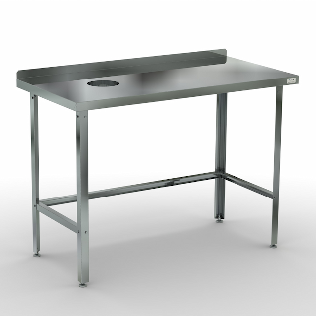 Стол для сбора пищевых отходов с бортом КОБОР СРОБ-90/60 Л/П