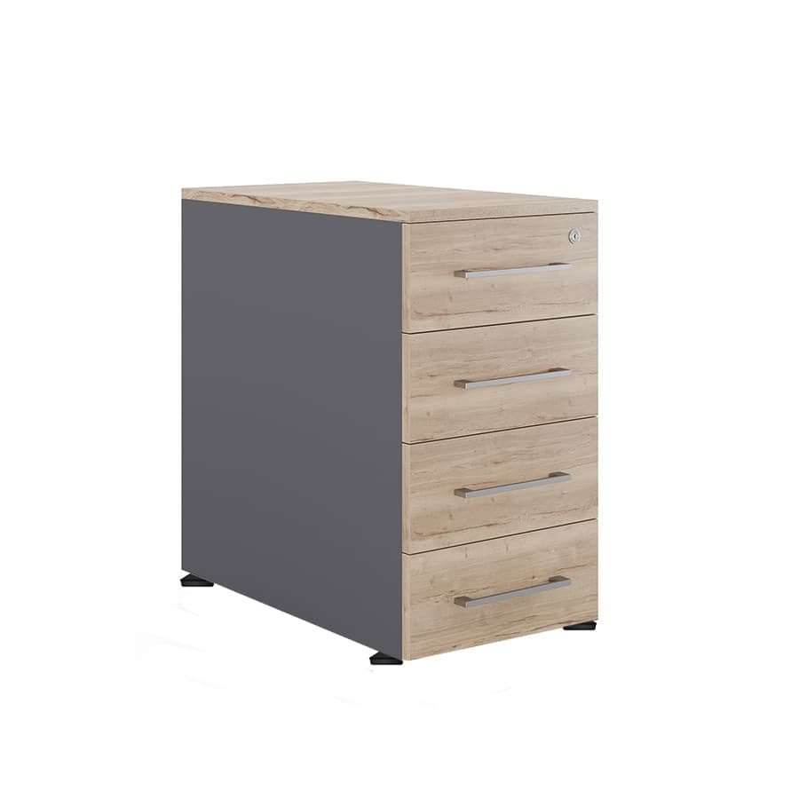 Тумба приставная Kobor TS4-40/60 graphite/natural