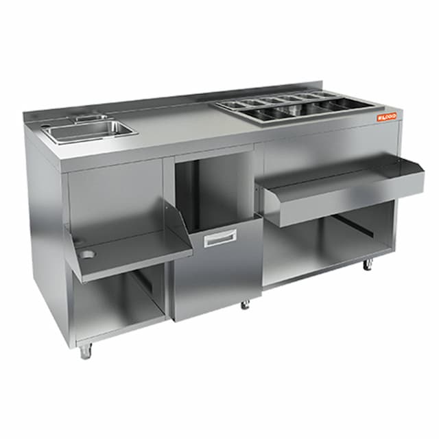 Барная станция Hicold НБМКС-16/7БПК (без ящиков и вертушки)